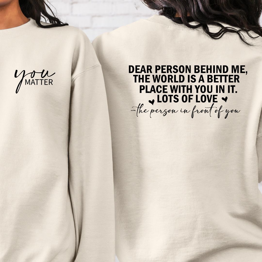 To the Person Behind Me Crew