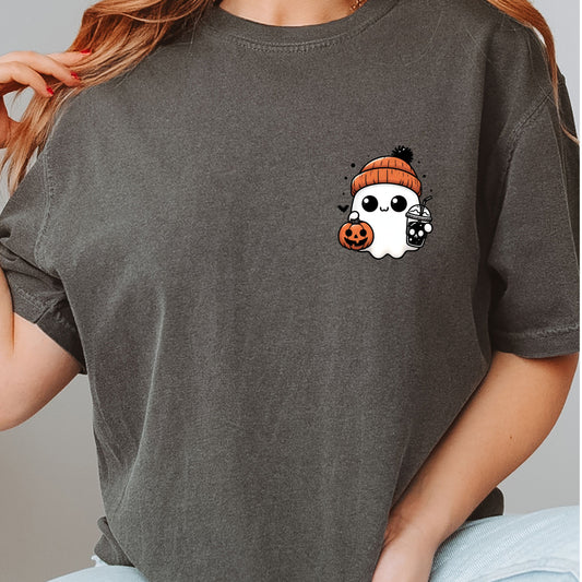 Mini Ghost Coffee Pepper T-Shirt