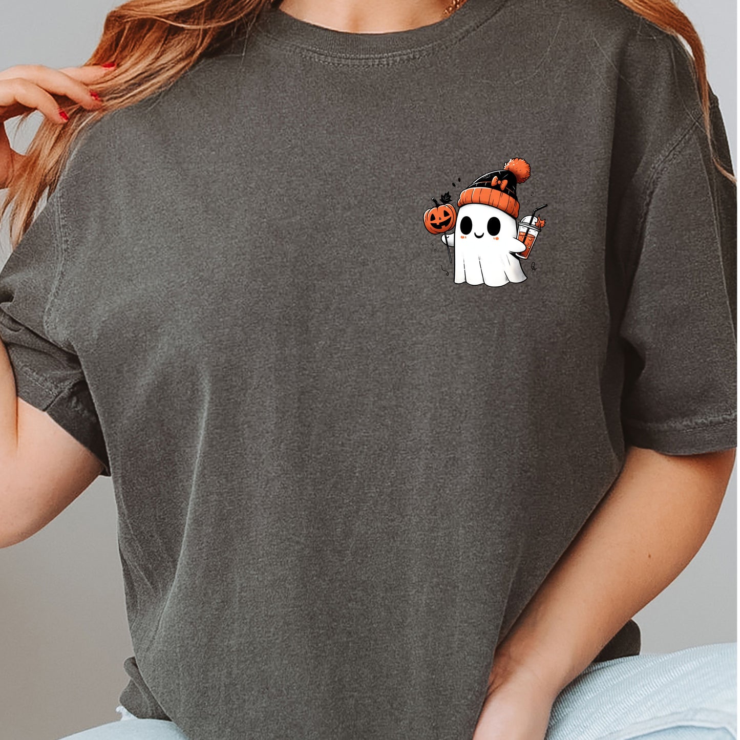 Mini Ghost Coffee Pepper T-Shirt