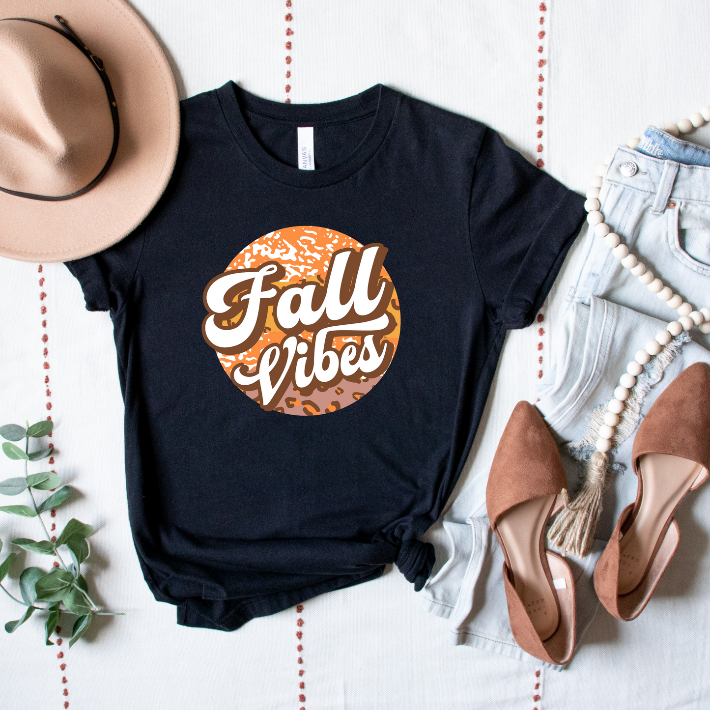 Fall Vibes Leopard T-Shirt