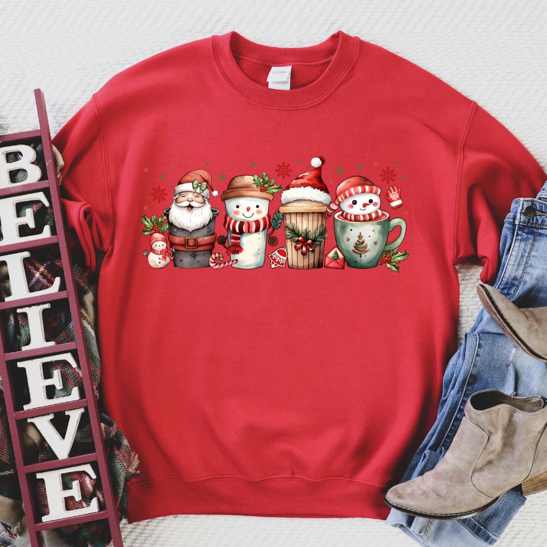 Xmas Character Holiday Cups Crew