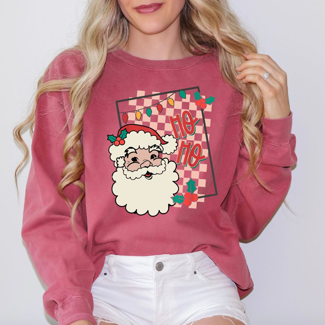 Vintage Santa Long Sleeve