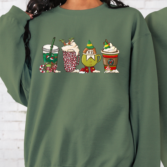 Elf Coffee Cups Crew