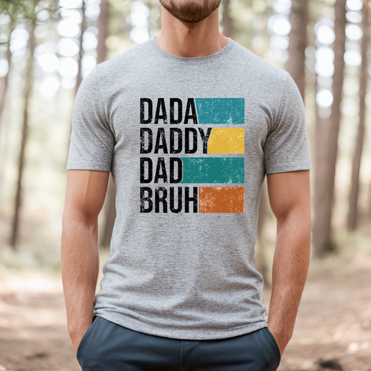 Vintage Dada, Daddy, Dad, Bruh T-Shirt