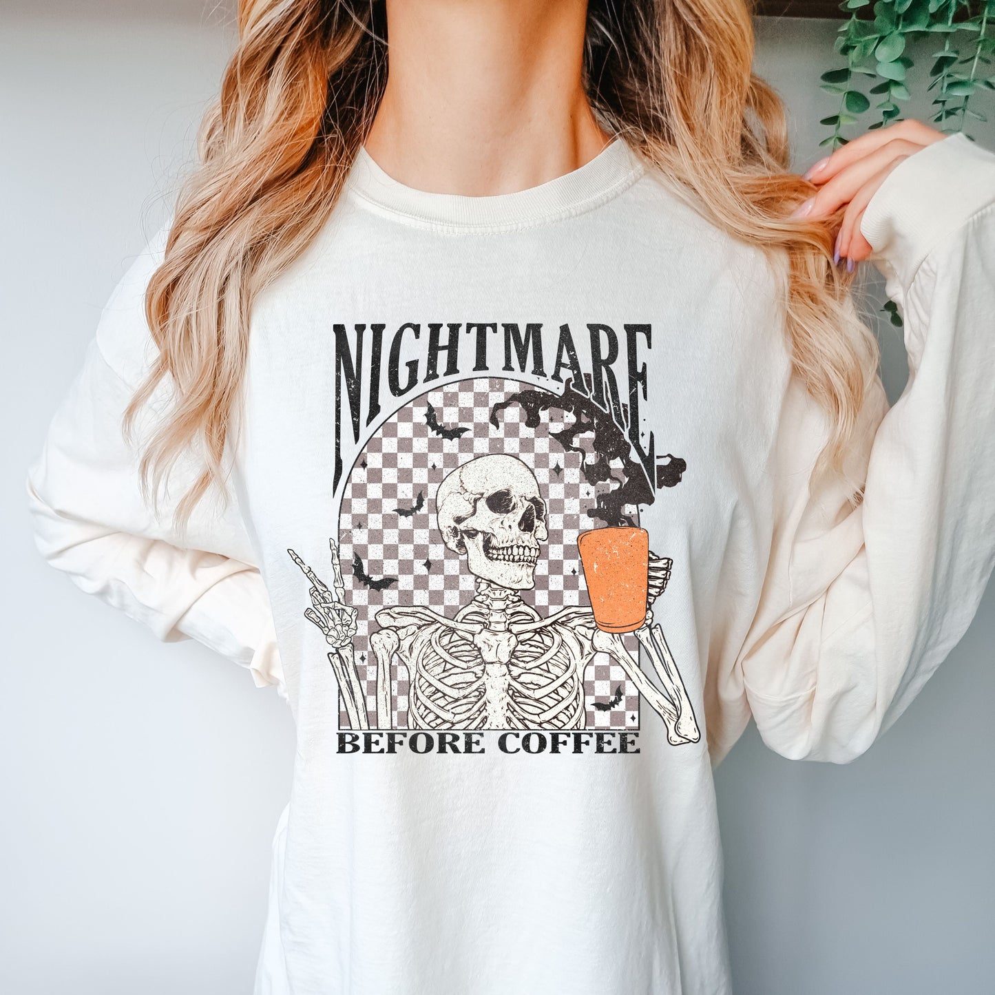 Nightmare before Coffee Long Sleeve